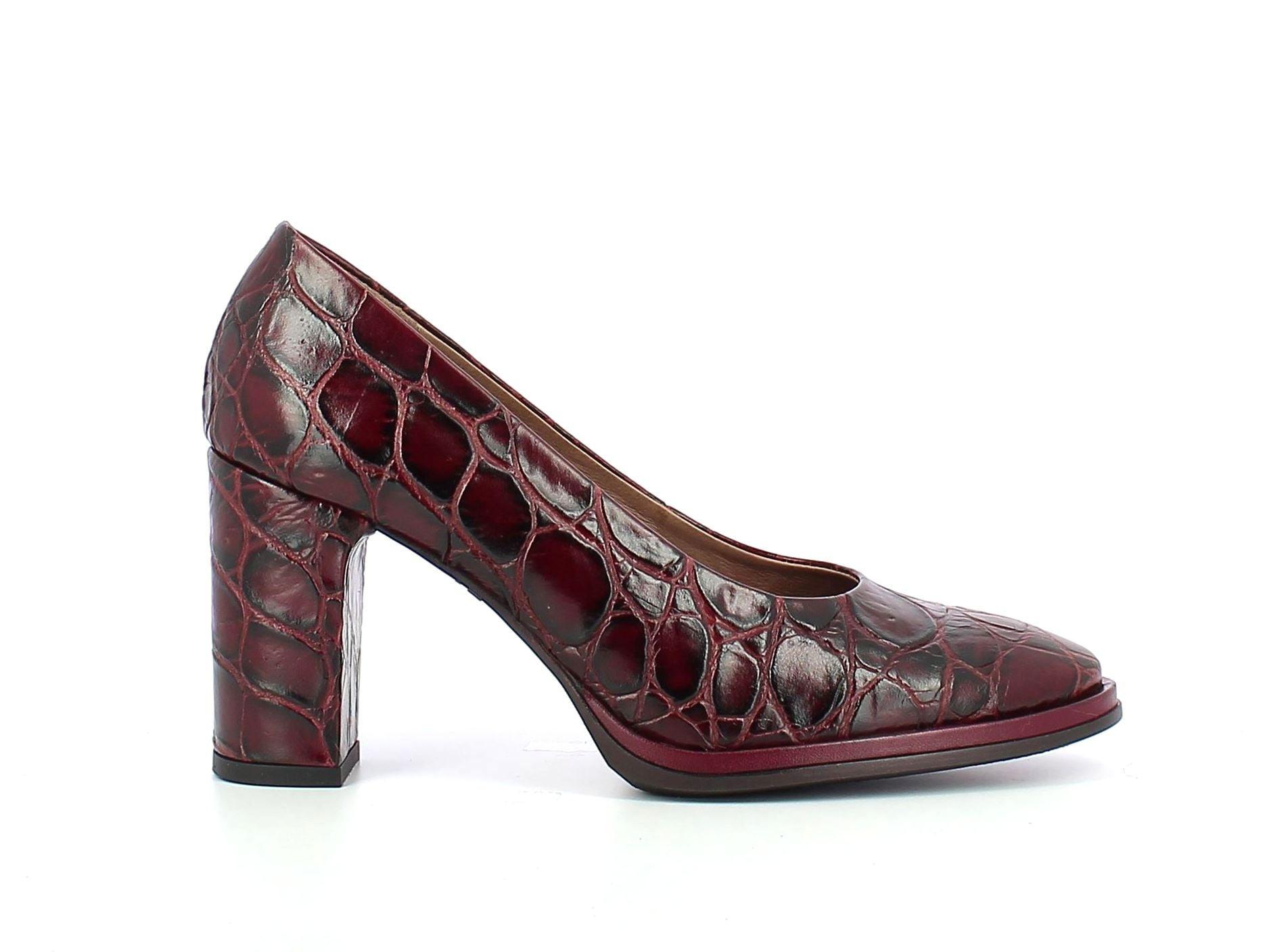 Image of Denis - Leder Pump Damen Rot 38