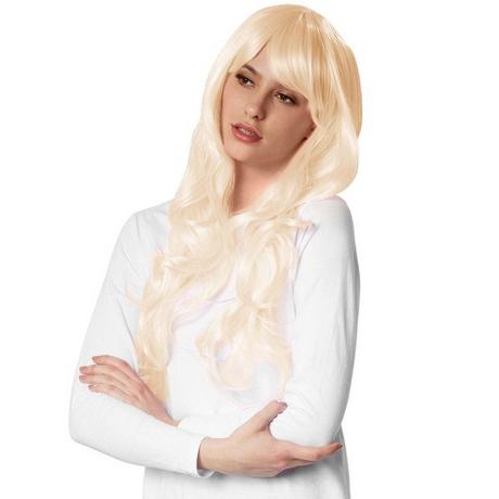 Tectake  Perücke Lange Haare Locken 