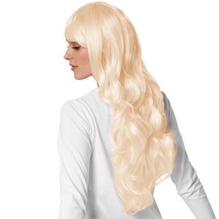 Tectake  Perruque cheveux longs bouclés 