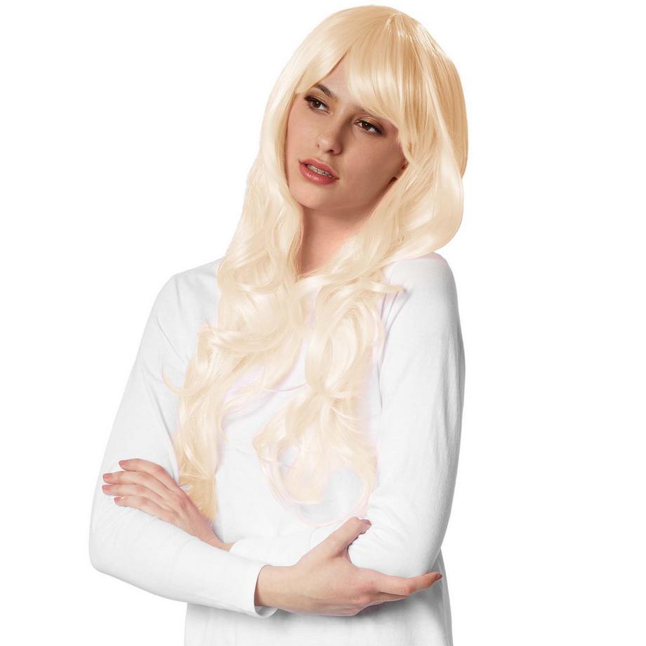 Tectake  Perücke Lange Haare Locken 