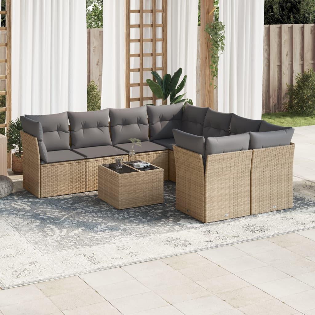 VidaXL Garten sofagarnitur poly-rattan  