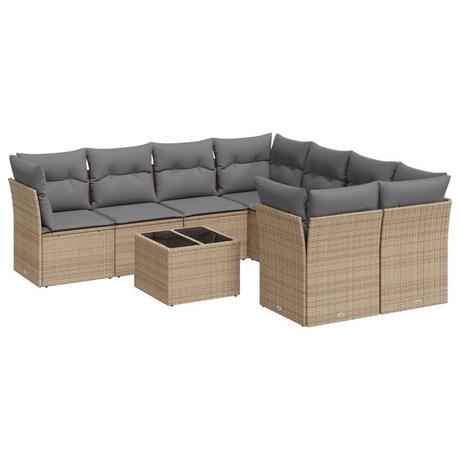 VidaXL Garten sofagarnitur poly-rattan  