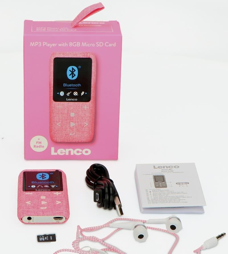 Lenco  Xemio-861 MP3 Player, Pink, 8GB 