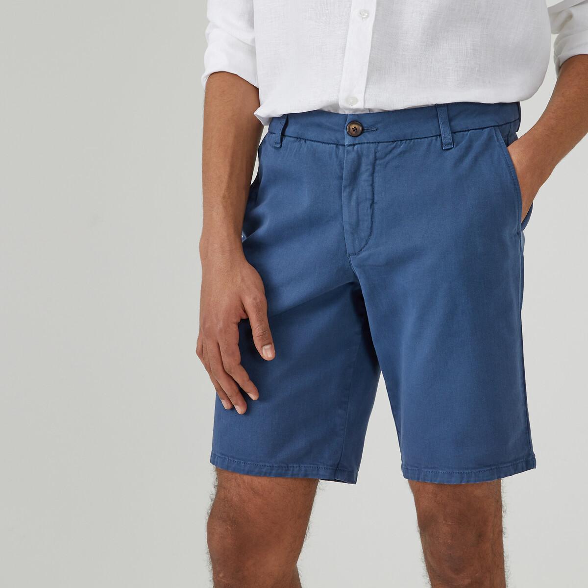 Image of Chino-bermudas Herren Blau 52
