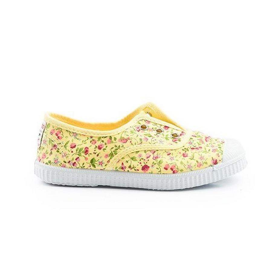 Cienta Cordoba-33 Baskets Slip-On Florales  