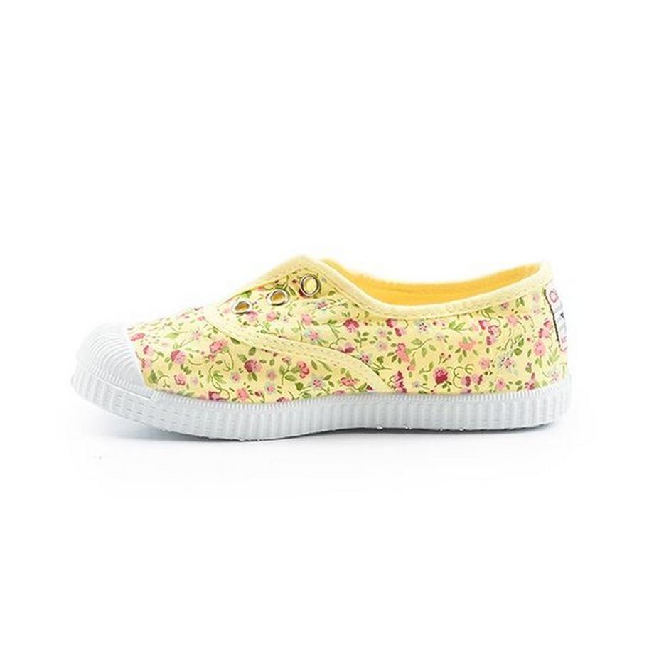 Cienta Cordoba-33 Baskets Slip-On Florales  