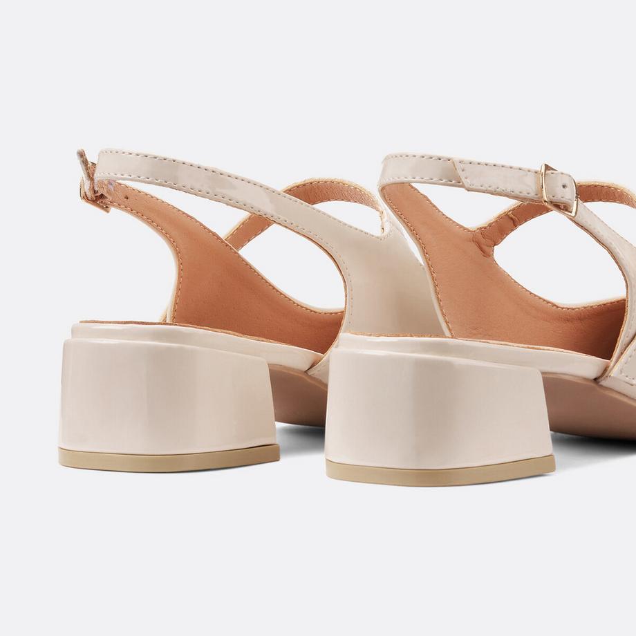 La Redoute Collections Ballerines Sling à Petit Talon Ballerines babies vernies à petit talon 