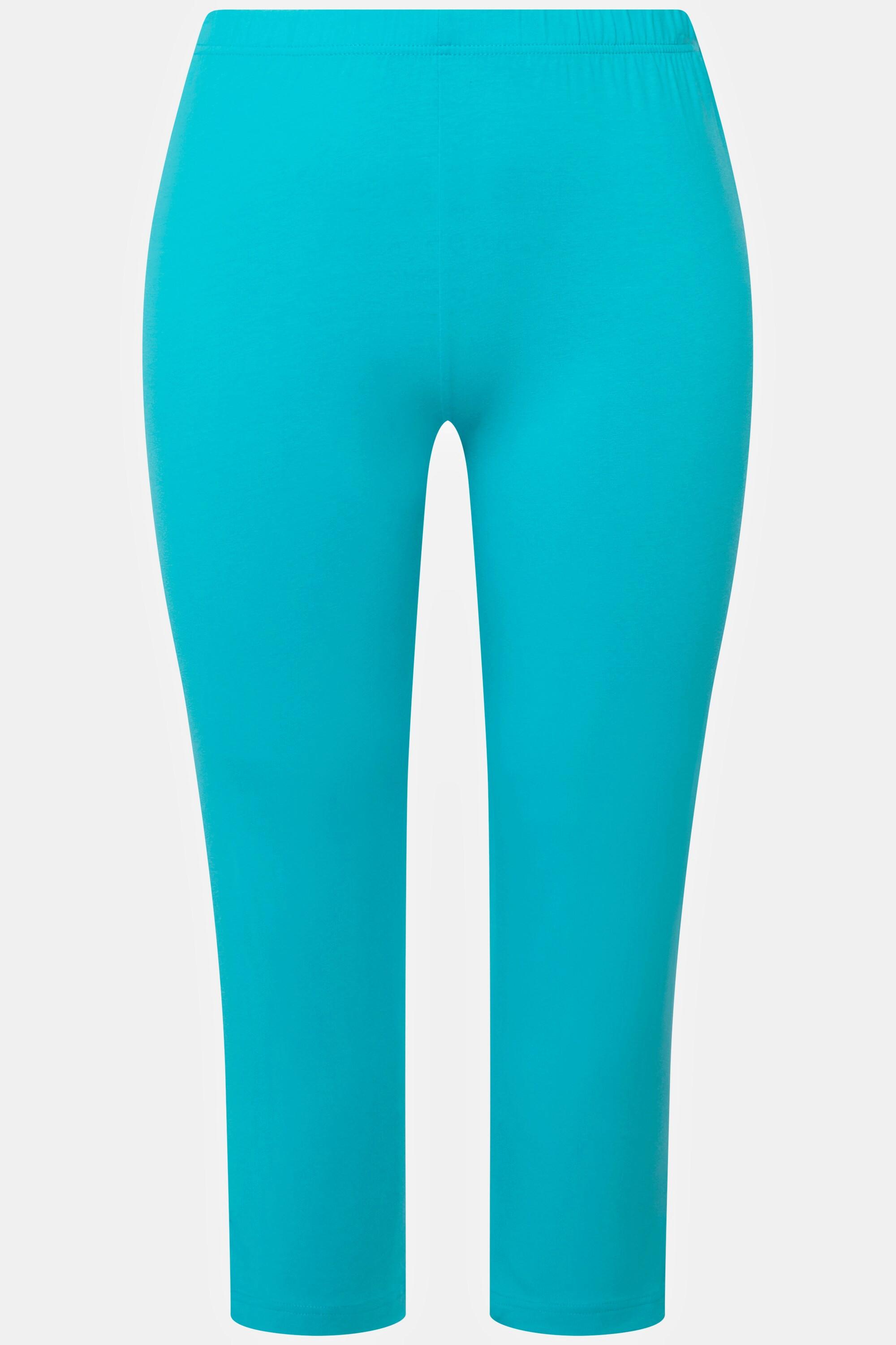 Ulla Popken  Pantaloni Capri a 7/8 con cintura elastica, fino alla tg. 72/74 