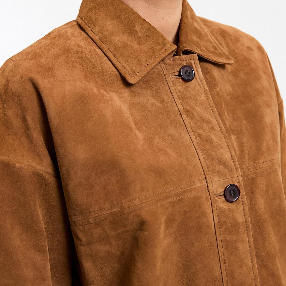 La Redoute Collections Veste en cuir de chèvre  