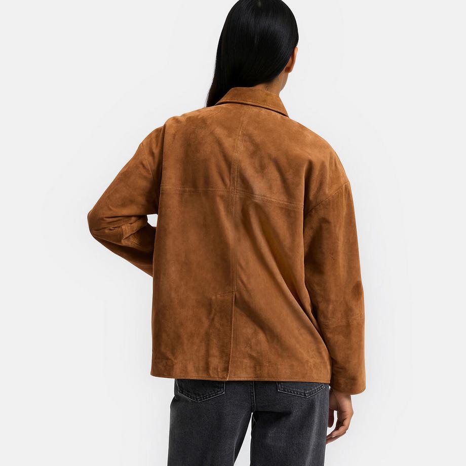 La Redoute Collections Veste en cuir de chèvre  