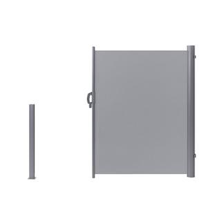 Beliani Seitenmarkise aus Stoff DORIO  