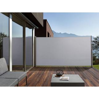Beliani Seitenmarkise aus Stoff DORIO  