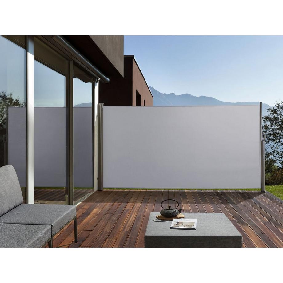 Beliani Auvent latéral en Tissu DORIO  