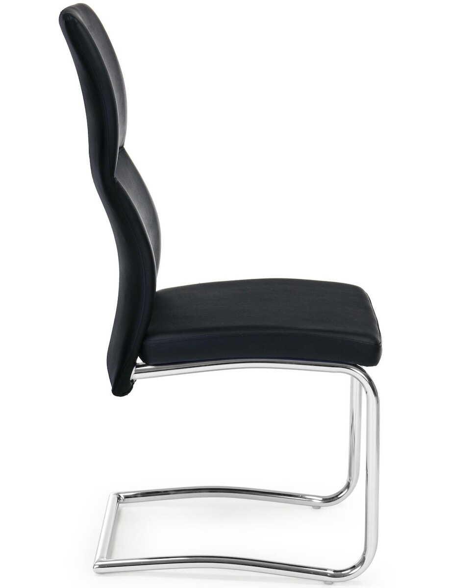 mutoni Chaise cantilever Thelma noir  