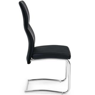 mutoni Chaise cantilever Thelma noir  