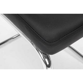 mutoni Chaise cantilever Thelma noir  