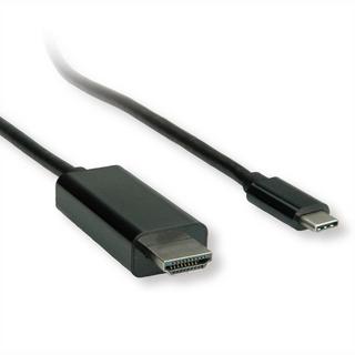 Roline  ROLINE 11045843 5 m USB tipo-C HDMI tipo A (Standard) Nero 