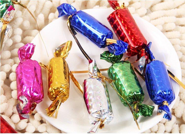 eStore Bunte Bonbons für die Weihnachtsdekoration  