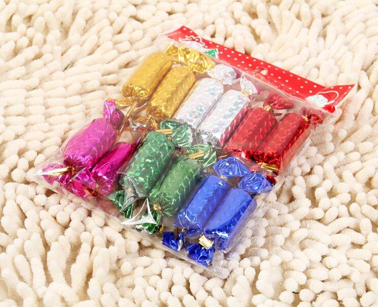 eStore Bunte Bonbons für die Weihnachtsdekoration  
