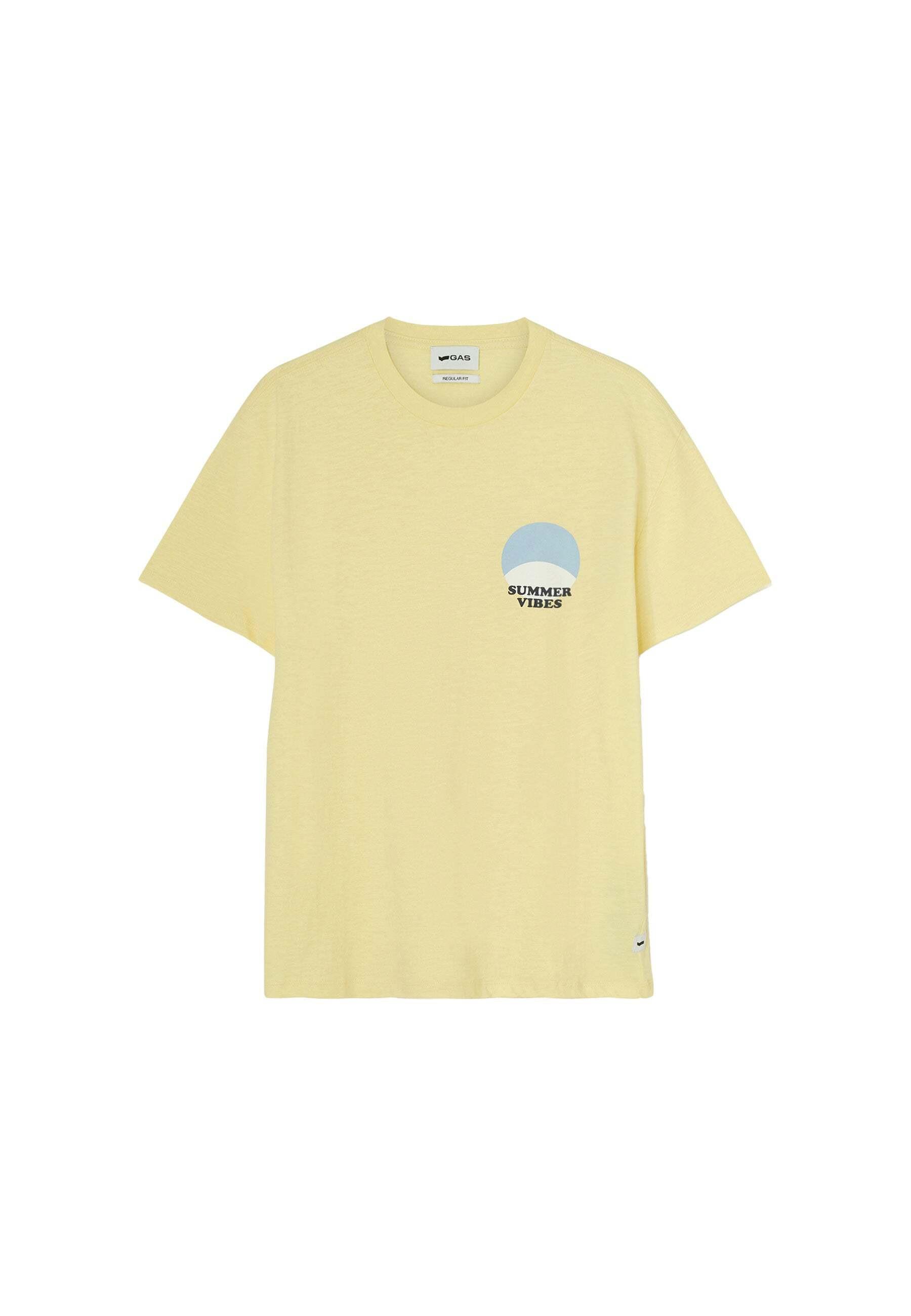 Image of T-shirts Arnoux Herren Gelb Bunt XL