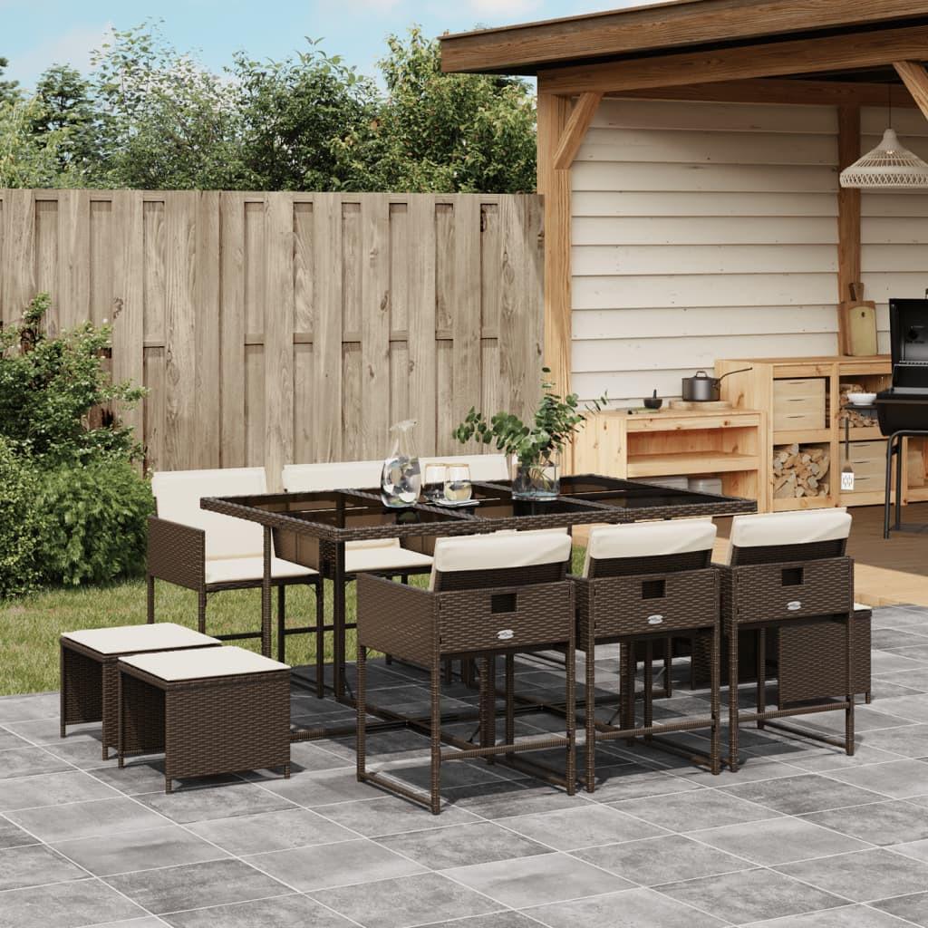 VidaXL Garten essgruppe poly-rattan  