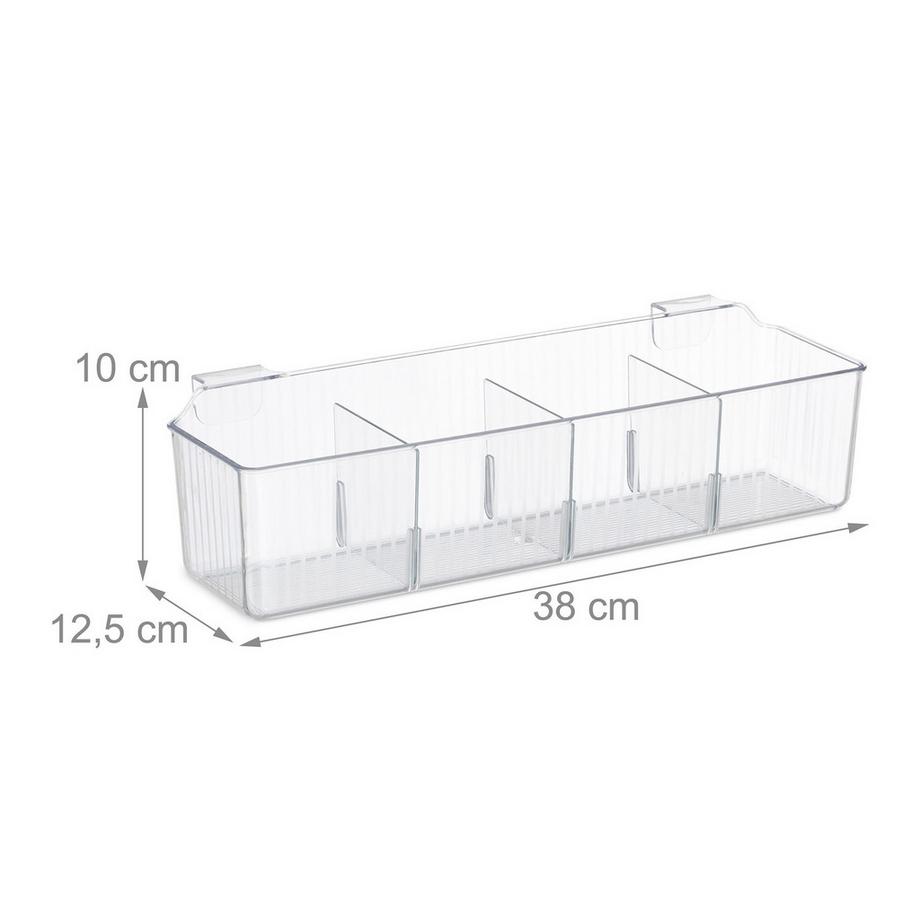 Northix Organisateurs de porte suspendus, 4 emplacements  