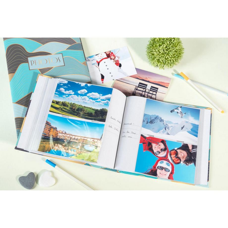 Exacompta Einsteckalbum OCEAN 22,5x32,5 cm für 300 Fotos - x 6  