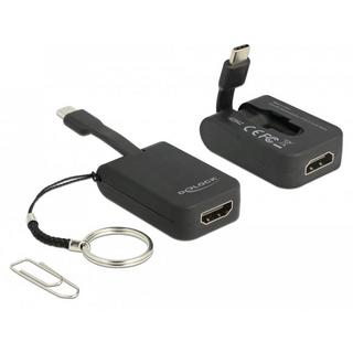 DeLock  DeLOCK 63942 Videokabel-Adapter 0,03 m USB Typ-C HDMI Schwarz 