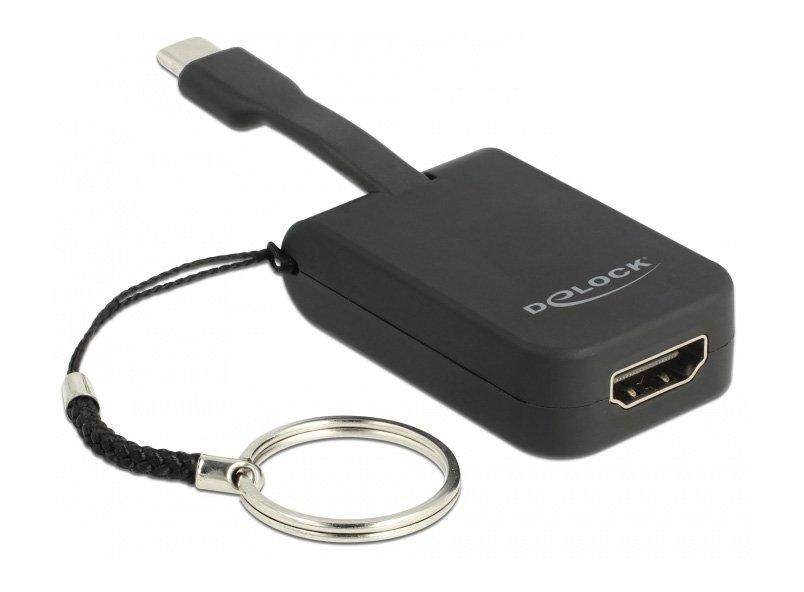 DeLock  DeLOCK 63942 Videokabel-Adapter 0,03 m USB Typ-C HDMI Schwarz 