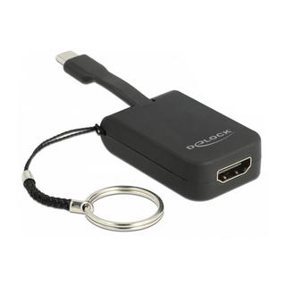 DeLock  DeLOCK 63942 Videokabel-Adapter 0,03 m USB Typ-C HDMI Schwarz 