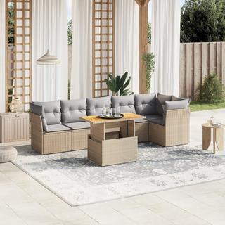 VidaXL Garten sofagarnitur poly-rattan  