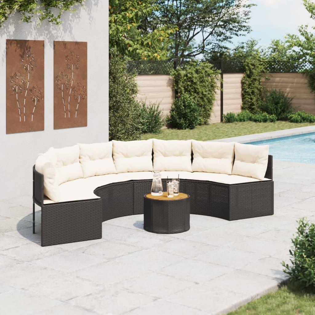 VidaXL Gartensofa poly-rattan  