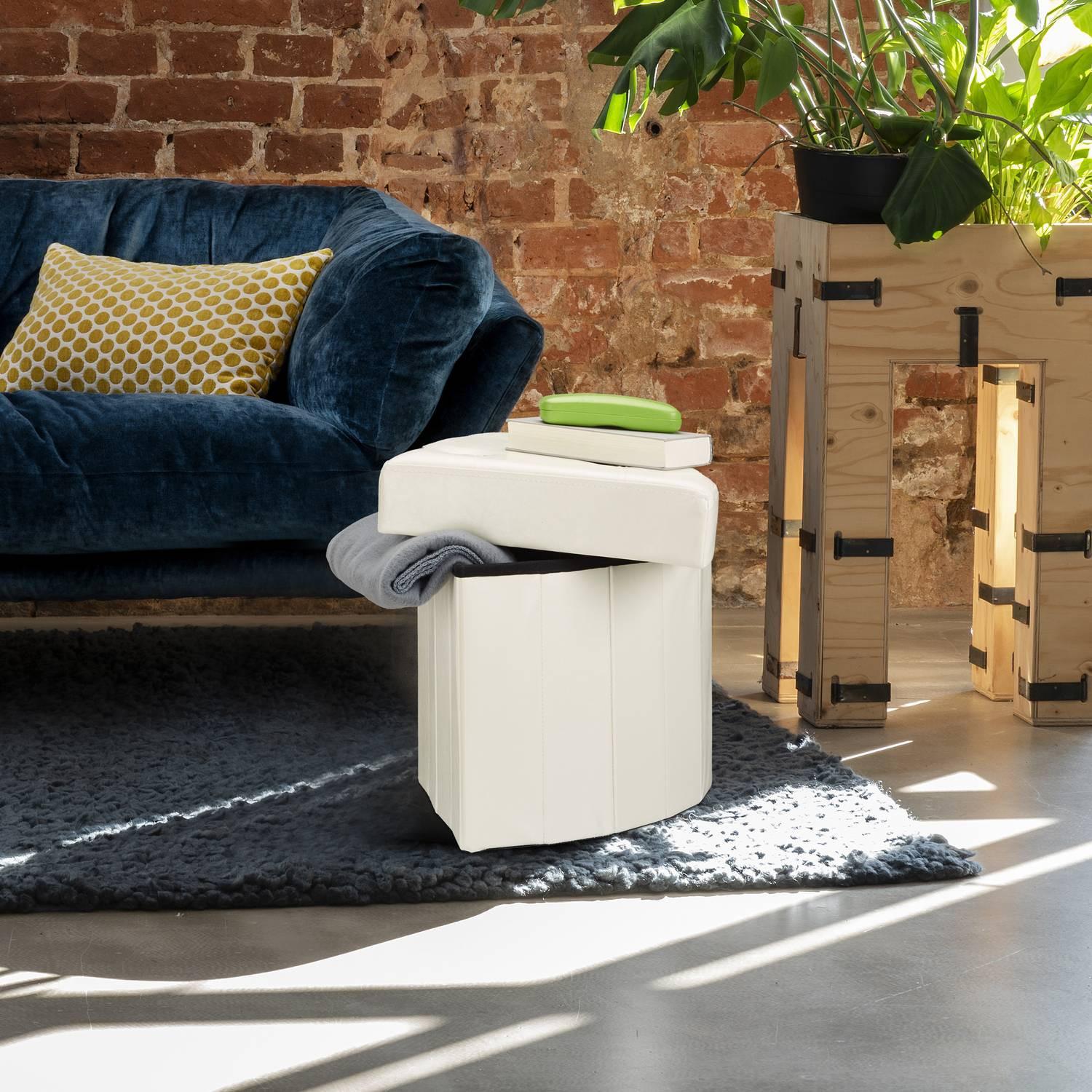B2X Tabouret d'angle avec espace de rangement  
