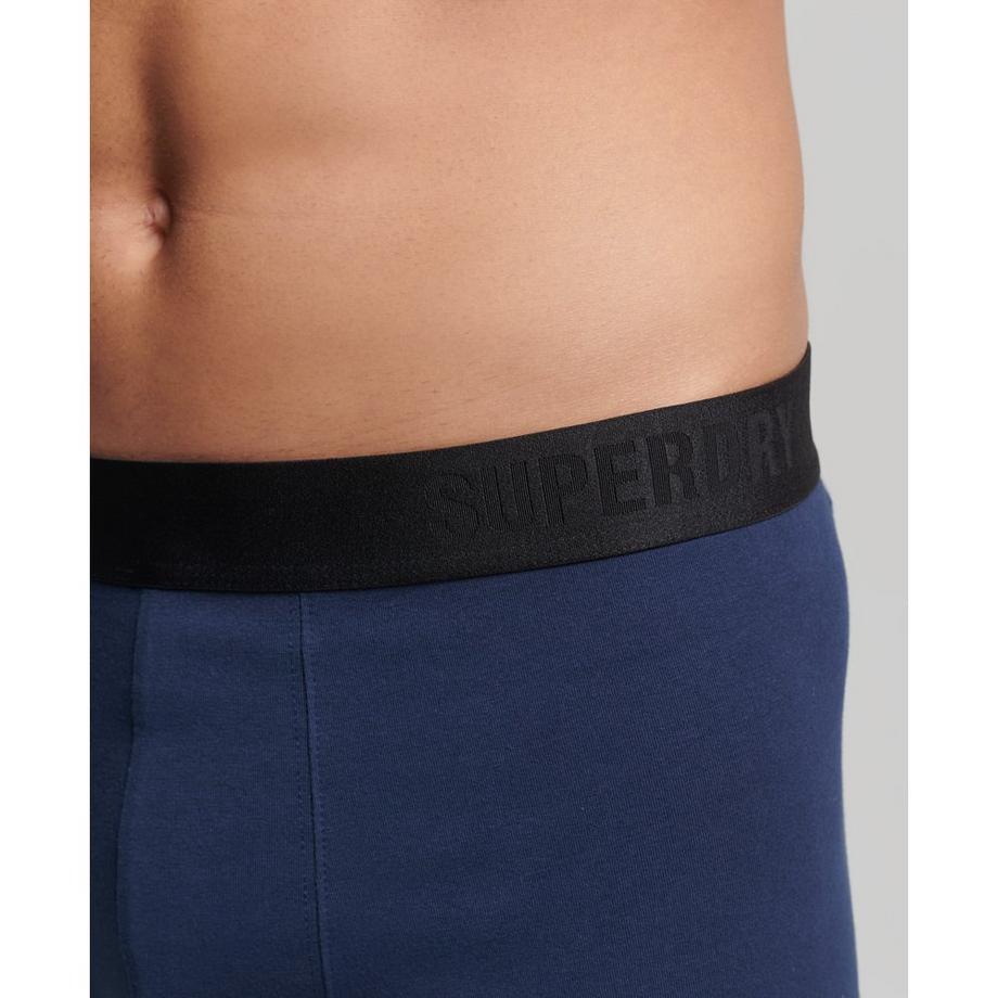Superdry Offset Bio-Baumwolle Boxershorts 2er-Pack  