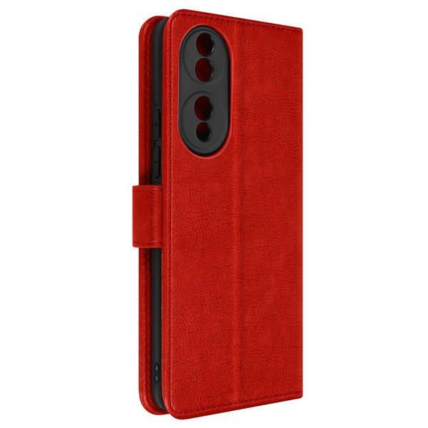 Avizar  Étui Honor 70 Portefeuille Rouge 