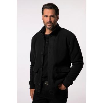 Blouson en polaire doublure en polaire bouclée, col montant, double poche sur le devant - jusqu'au 8&nbsp;XL