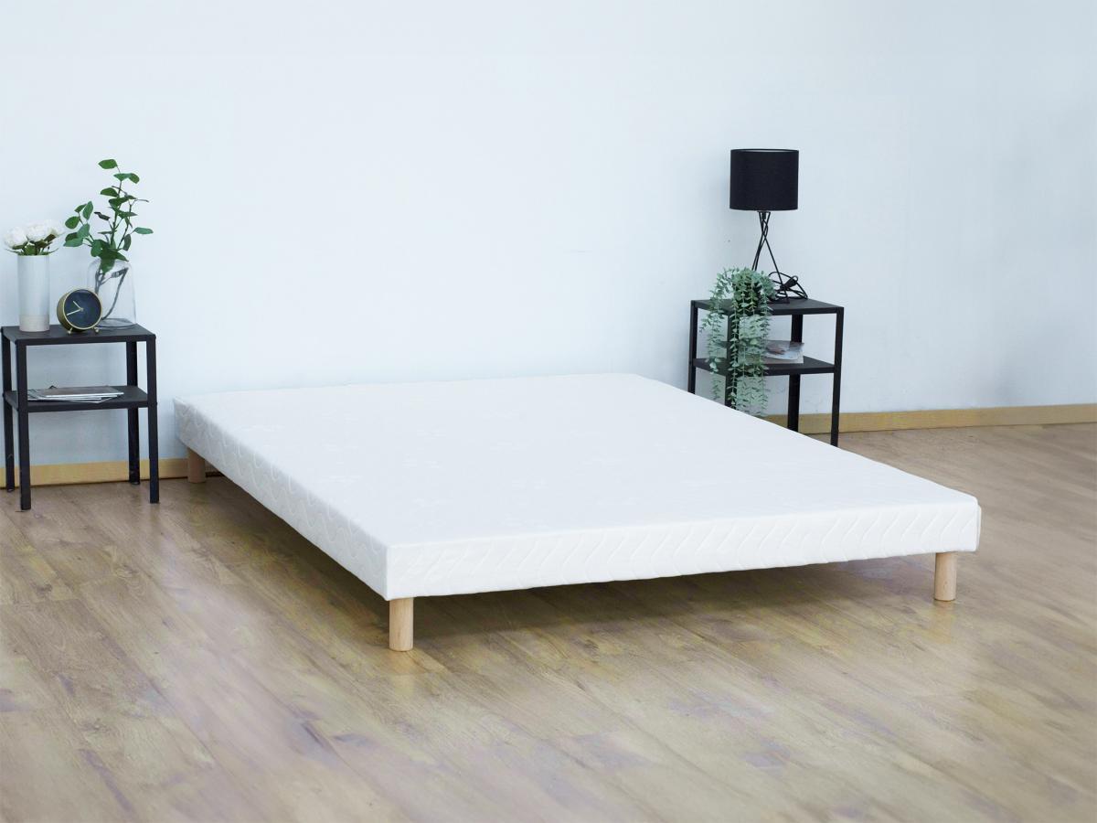 Ysmée Rete deco con giroletto 140 x 190 cm 9 doghe passive Bianco - ASTHENIS di YSMÉE  