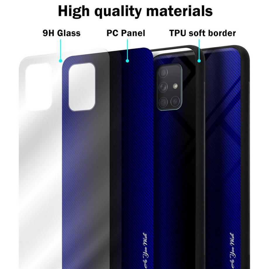 Cadorabo  Hülle für Samsung Galaxy A71 4G Streifen Optik 