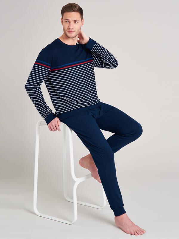 Schiesser Bündchen Pyjama  