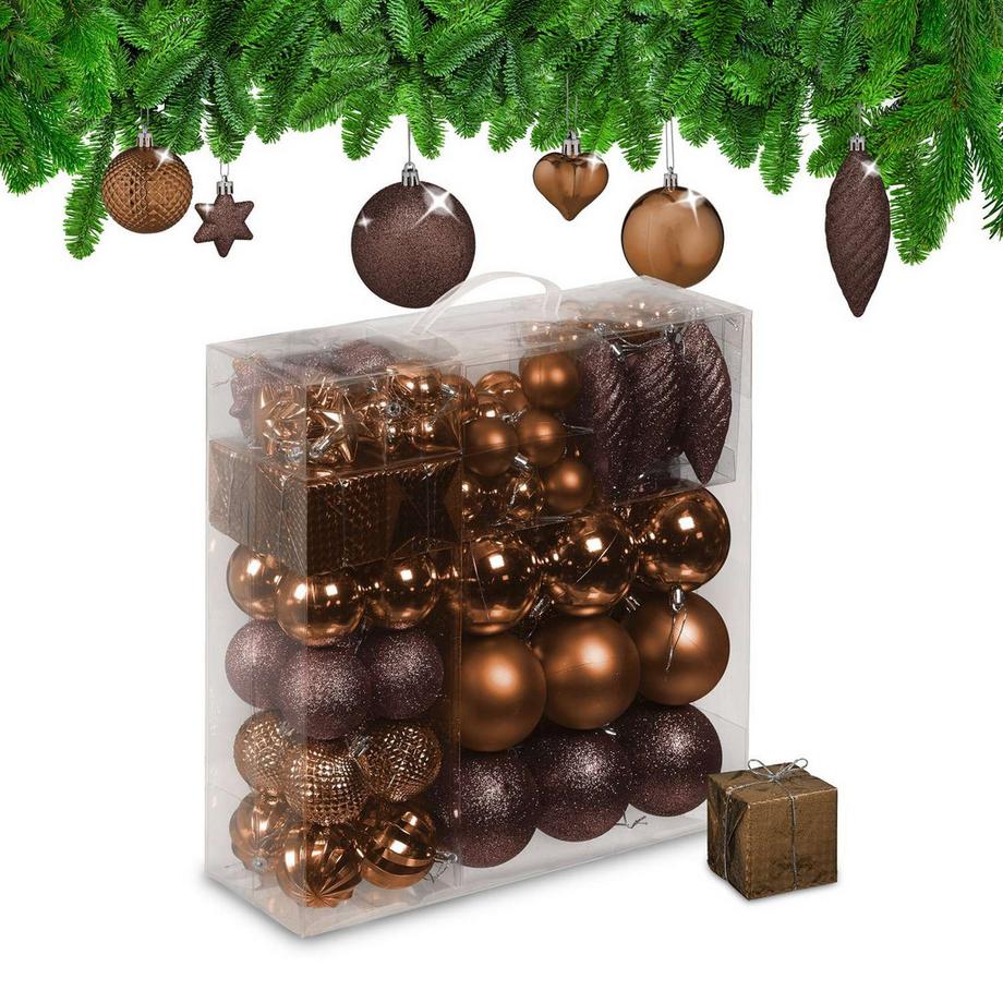 Christbaumkugeln-Set, 110-teilig