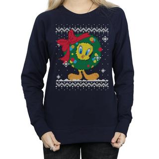 LOONEY TUNES  Sweat TWEETY PIE CHRISTMAS FAIR ISLE 