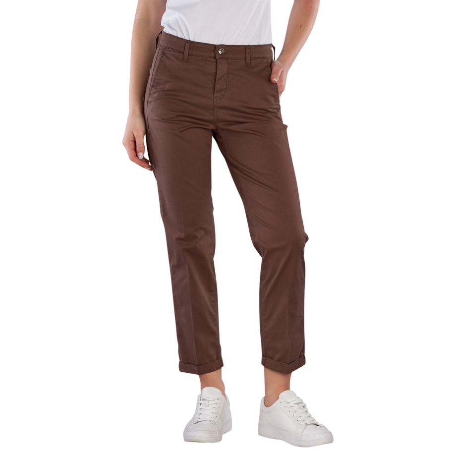 MAC Chino Turn Up Slim Fit Authentic Stretch Gabardine  