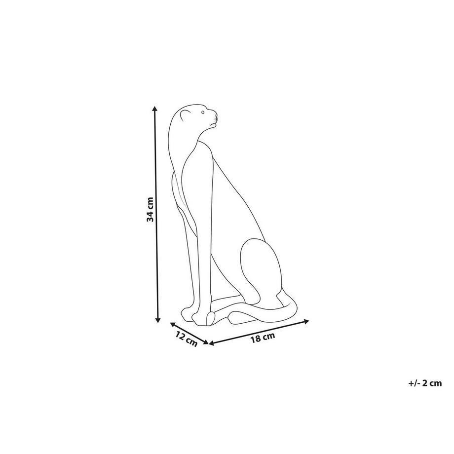 Beliani Dekofigur aus Kunstharz Modern BROYE  