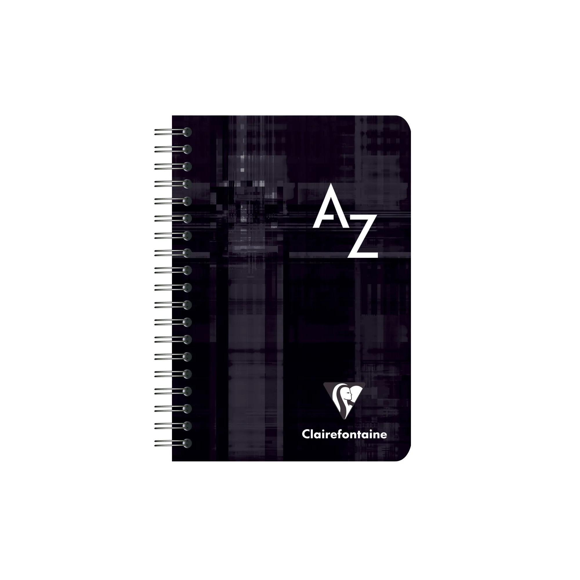 Clairefontaine CLAIREFONTAINE Spiralheft mit Index 9,5x14cm 68599 5mm, A-Z, ass. 50 Blatt  