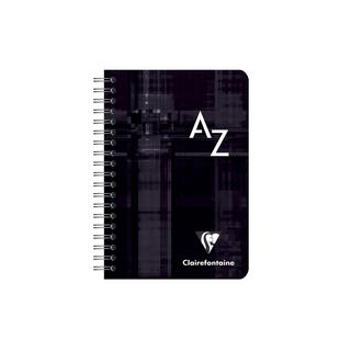 Clairefontaine CLAIREFONTAINE Spiralheft mit Index 9,5x14cm 68599 5mm, A-Z, ass. 50 Blatt  