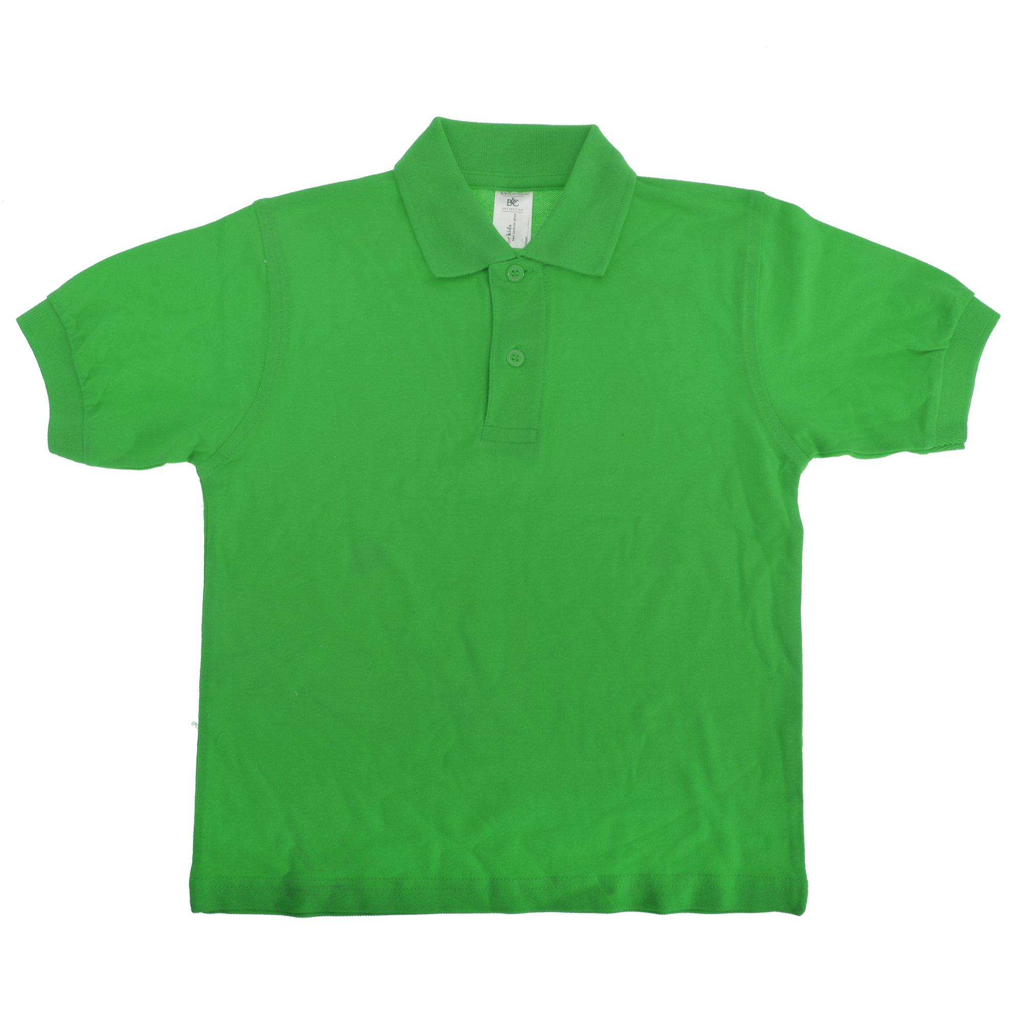 Image of B&c Safran Polo Shirt Mädchen Grün 9-11A