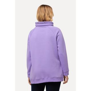 Ulla Popken  Sweatshirt, weiter Stehkragen, Taschen, Raglan-Langarm 