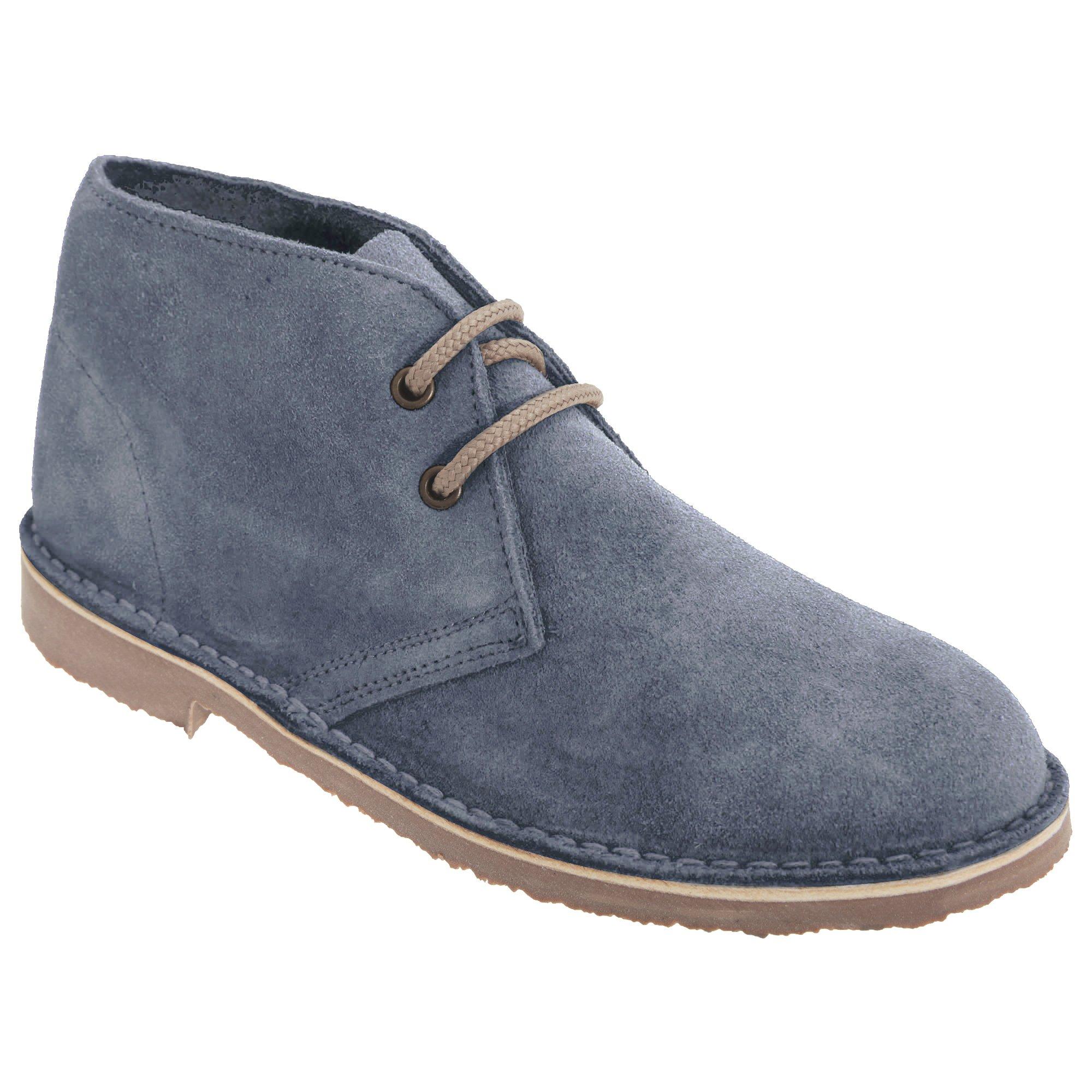 Image of Desert Boots Wüstenstiefel Schuhe, Wildleder, Ungefüttert Damen Blau Denim 37