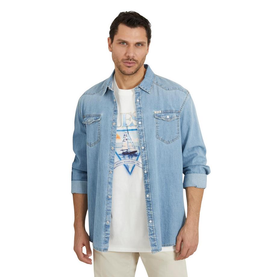 GUESS Truckee Camicia Maniche Lunghe  