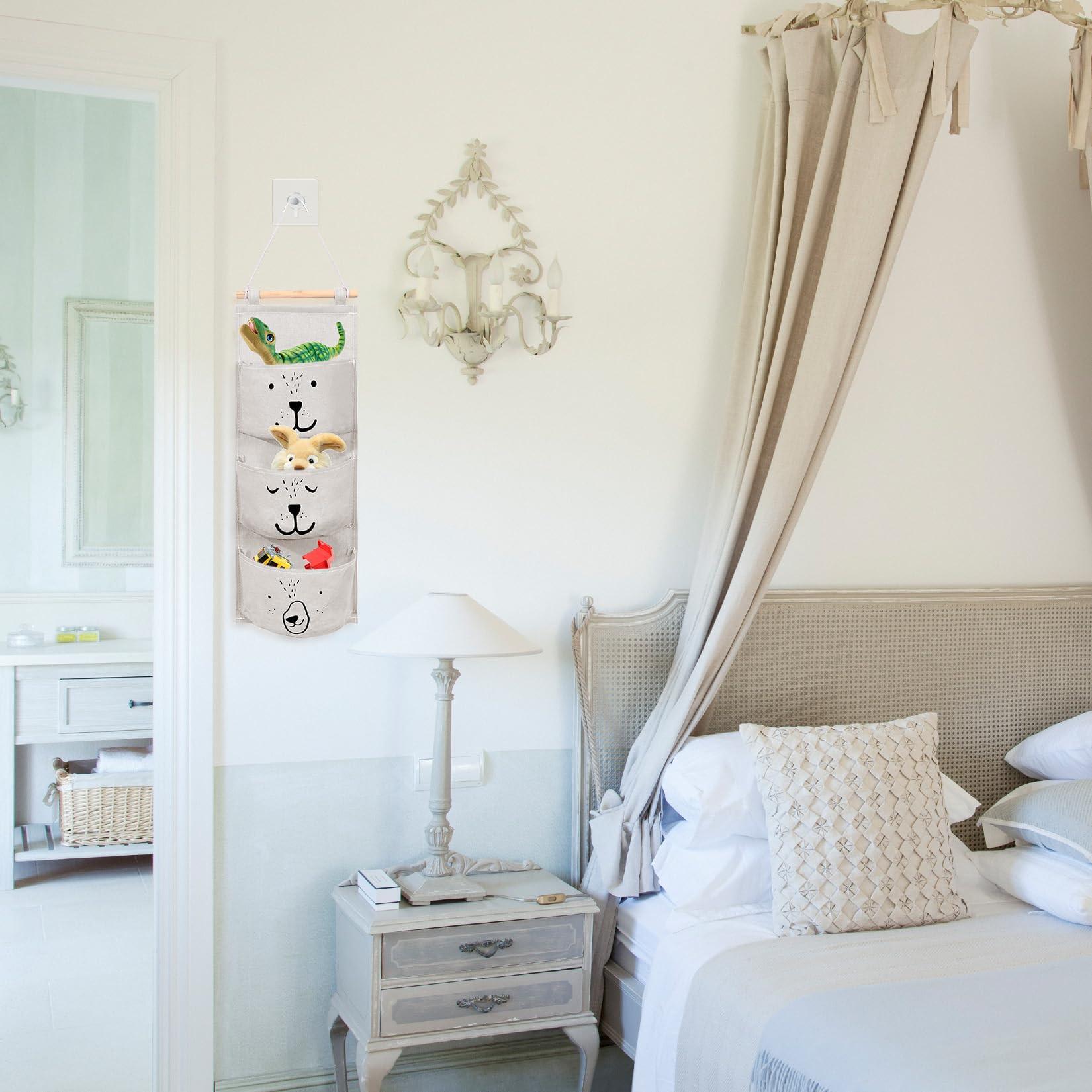 Alopini Sac de rangement pour suspension murale, sac de suspension pour salle de bain, sac de suspension pliable  